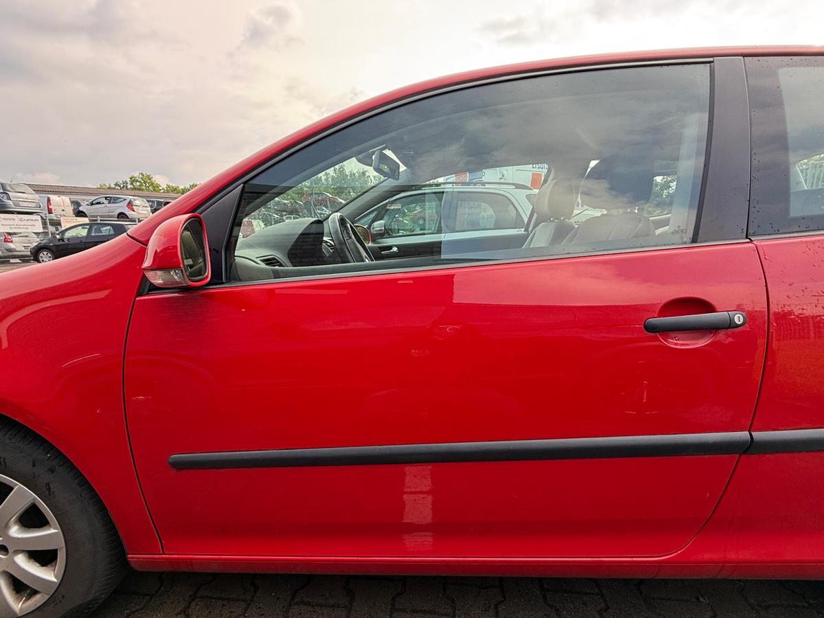 VW Golf V original Tür links LY3D Tornadorot 3-Türer Rohbau BJ04